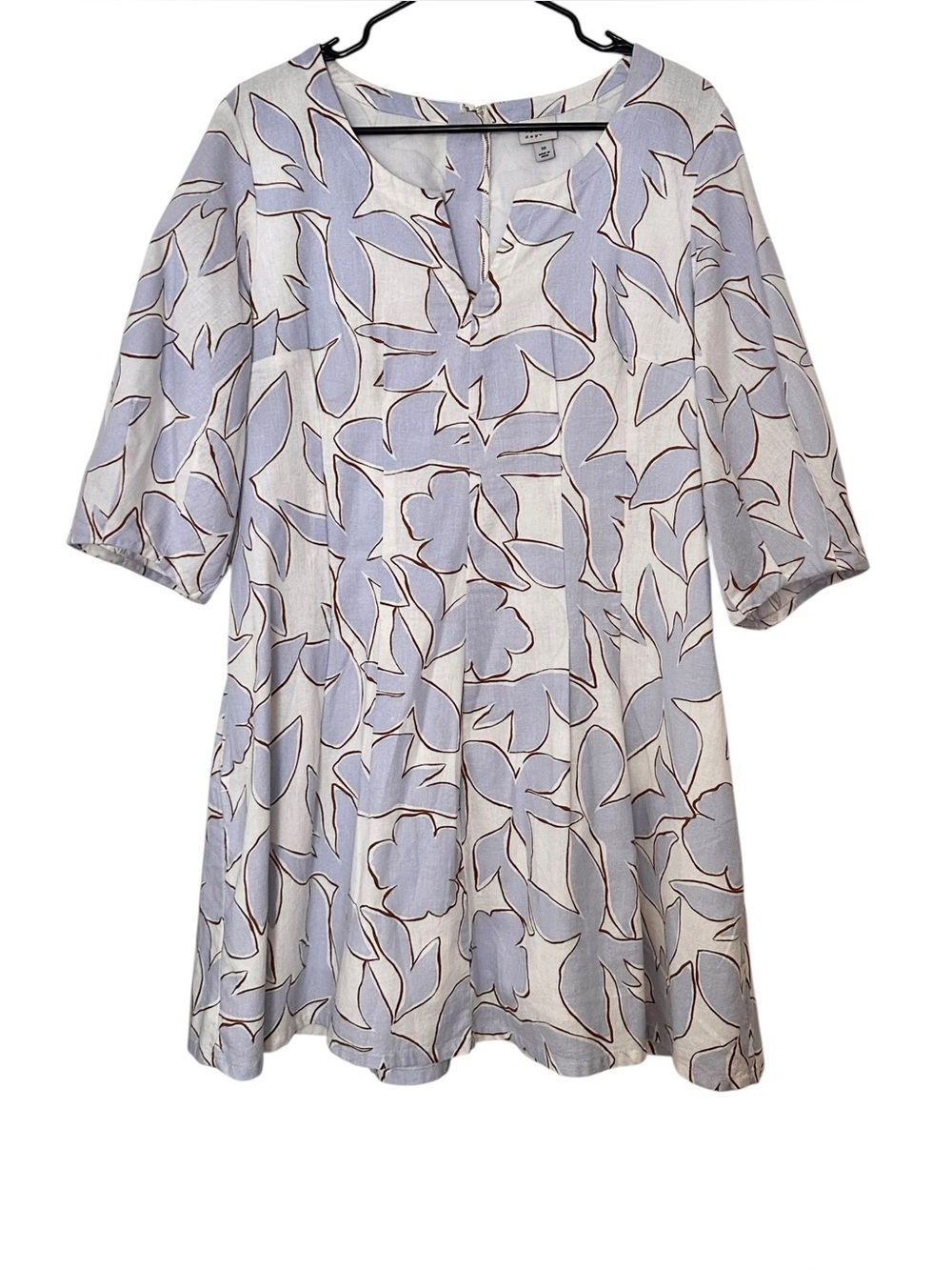 A New Day Floral Cotton Mini Dress Size 10